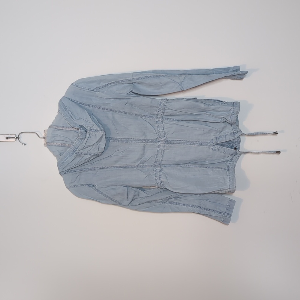 Bcbgeneration Chambray Hooded Jacket - image 3